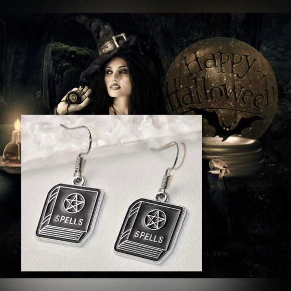 Jewelry - $2 SPELL BOOK EARRINGS. STAINLESS STEEL. NEW. $2 WITH ANY $10 ORDER OR MORE BUND
